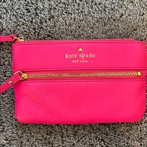 Hot Pink Kate Spade Wristlet